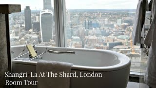 ShangriLa At The Shard London Room Tour  London Five Star Hotel [upl. by Christiansen13]