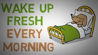 How to STOP Waking Up Feeling TIRED Every Morning  4 Tips animated [upl. by Enomsed]