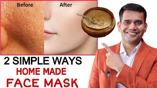 2 Simple Ways To Get Rid Of Open Pores Permanently  Dr Vivek Joshi [upl. by Akenal213]