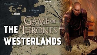 the Westerlands  Map Detailed Game of Thrones [upl. by Haropizt]