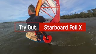 Starboard Foil X 125 24 Try out [upl. by Pincince]