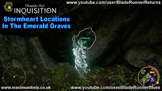 Stormheart Locations in The Emerald Graves Dragon Age Inquisition Max Graphical Settings 1080p HD [upl. by Leal]