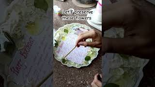 lets preserve these flowers  resin flower preservation shortsviral trending viralvideo resin [upl. by Kotick660]