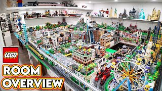 FULL LEGO ROOM OVERVIEW 2023 Year End [upl. by Kcirre379]