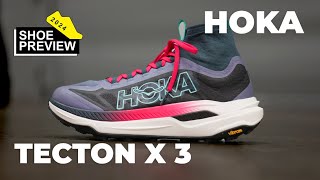 HOKA Tecton X 3 preview  The Running Event  2024 Shoe Previews [upl. by Ttevi]