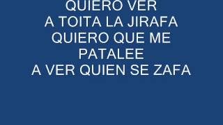 Calle 13  La jirafa letra [upl. by Alfie]