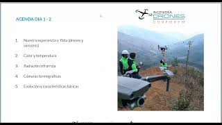 Termografía Infrarroja en Redes Eléctricas con Drones  CORFOPYM  ECSA  Clase 1 [upl. by Jallier]