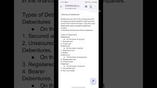 Types of Debentures in hindi  Types of debentures in hindi class 12th SP lecture types o debenture [upl. by Wardlaw]