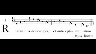 Gregorian Chant Rorate Caeli [upl. by Maleen]