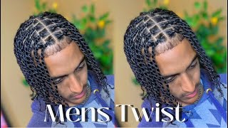 Mens 2 Strand Twist  •BraidsbyTyTi [upl. by Atiuqahc]