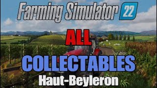 All Collectables Farming Simulator 22 HautBeyleron [upl. by Ydniahs]