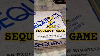 How to play sequence game easiest wayeyeflex [upl. by Ennael]