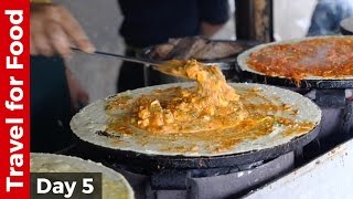 Mumbai Street Food Day  Paneer Tikka Dosa Pav Bhaji Bhel Puri and Sev Puri [upl. by Cuttler]