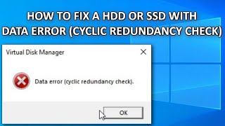 How to FIX Data Error Cyclic Redundancy Check Guide [upl. by Avi]