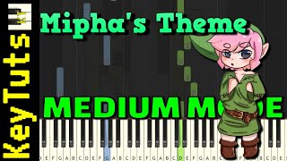 Mipha’s Theme from Breath of the Wild  Medium Mode Piano Tutorial Synthesia [upl. by Racso963]