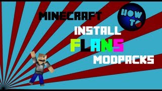 GTP  Minecraft  How to install Modpacks for Flans Mod 152 [upl. by Uahc]