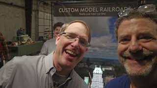 Some fun with Custom Model Railroads at the Great Scale Train Show today [upl. by Liu]