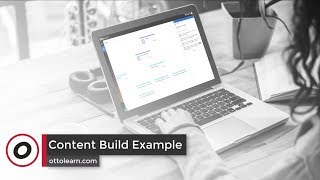 OttoLearn Content Build Example [upl. by Lekar]