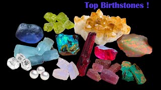 TOP TEN Birthstones healingcrystals [upl. by Dlnaod20]