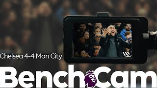 Bench Cam Chelsea 4  4 Manchester City  Astro SuperSport [upl. by Nyllewell]