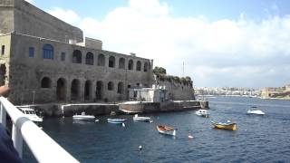 41 The Sliema to Valletta Ferry Service trip  26th August 2015 1204 [upl. by Yremrej]