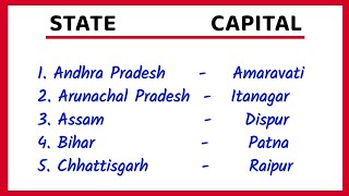 Indian States and Capitals 2024 Latest List You Need to Know [upl. by Meelas]