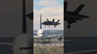 usa marines f 35 aborts off ake of this big aropane 380 [upl. by Haldis]