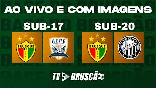 AO VIVO E COM IMAGENS BRUSQUE x HOPE SUB17 l BRUSQUE x OPERÁRIO SUB20 l COPA SUL [upl. by Rehportsirhc324]