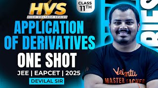 Applications of Derivatives Class 11 Maths One Shot in తెలుగు  EAPCET JEE Maths  EAPCET JEE 2025 [upl. by Atauqal]