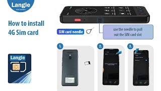 4G SIM card ACTIVATION in LANGIE S3 translator  VIDEOTUTORIAL [upl. by Yorick]