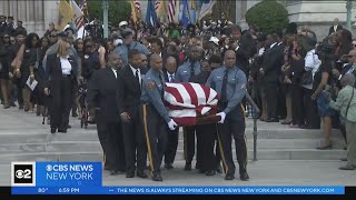 New Jersey Lt Gov Sheila Oliver laid to rest in Newark [upl. by Armillia772]