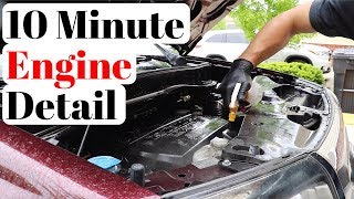 The Simplest amp Fastest Way To DEEP CLEAN a Car Engine Bay [upl. by Arvell495]