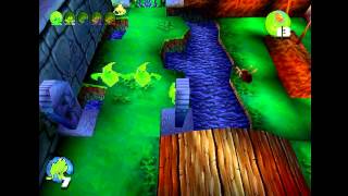 Frogger 2 Swampys Revenge PS1 Chapter 8 Trail of Terror [upl. by Zhang843]