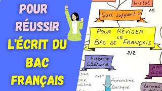 COMMENT RÉVISER LÉCRIT DU BAC de FRANÇAIS 2025 [upl. by Gilbert]