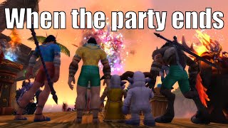 When the party ends  WoW RP On Vacation on Moon Guard  World of Warcraft [upl. by Rochelle]