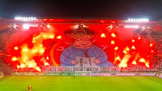 Legia Warszawa F UEFA display UEFAmafia [upl. by Aihsei]