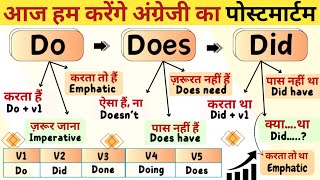 Do Does amp Did का सही Use Learn English Speaking amp Grammar  Pri English Classes [upl. by Arathorn]