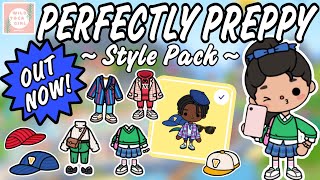 OUT NOW 🥳 PERFECTLY PREPPY STYLE PACK 💙💚 TOCA LIFE 🌍 [upl. by Akiam376]