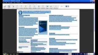 How to Convert PDF to Word with Able2Extract 7 [upl. by Nylareg]