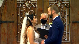 The Unique Way This Couple Made Their Wedding Safer [upl. by Higgs702]