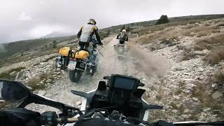 Yamaha Tenere 700 KTM 790 Adventure Honda Africa Twin 1000 Riding Offroad At Alpes makangr [upl. by Haerb33]