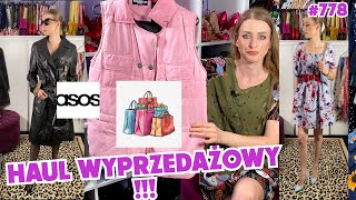 HAUL WYPRZEDAŻOWY🤩 WIELKIE WYPRZEDAŻE NA VINTED 778 [upl. by Rehpotsrik279]