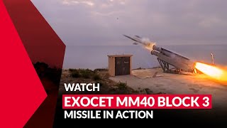 Exocet MM40 Block 3 missile [upl. by Selene]