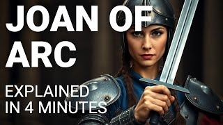 Joan of Arc  Explained in 4 Minutes Quick History Lesson [upl. by Sadnak]