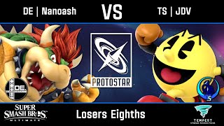 DE  Nanoash Bowser vs TS  JDV PacMan  Ultimate Losers Eighths  Protostar 47 [upl. by Bobbye647]