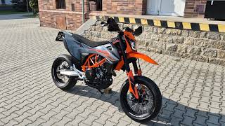 KTM 690 SMC R oranžová 2021 ABS TC [upl. by Linis]