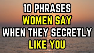 10 Phrases Women Say When They Secretly Like You Older Men Dating Younger Women [upl. by Mildred]