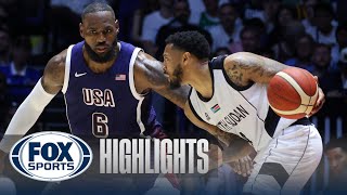 United States vs South Sudan Full Game Highlights  USA Basketball Showcase [upl. by Audi]