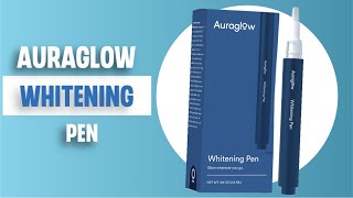 AuraGlow Teeth Whitening Pen review [upl. by Gerstein489]