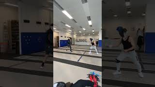 Epee lesson simple attack fencing epee fencinglesson efc [upl. by Lipinski838]